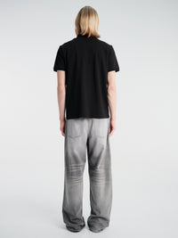 Moncler - Shortsleeved Polo in Black