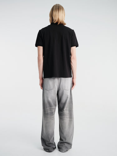 Moncler - Shortsleeved Polo in Black