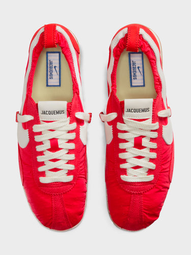 Nike - W Jacquemus Moon Shoe SP Sneakers in University Red, Cashmere, Bicycle Yellow, Gum Light Brown, Stormblue and Hydrogen Blue