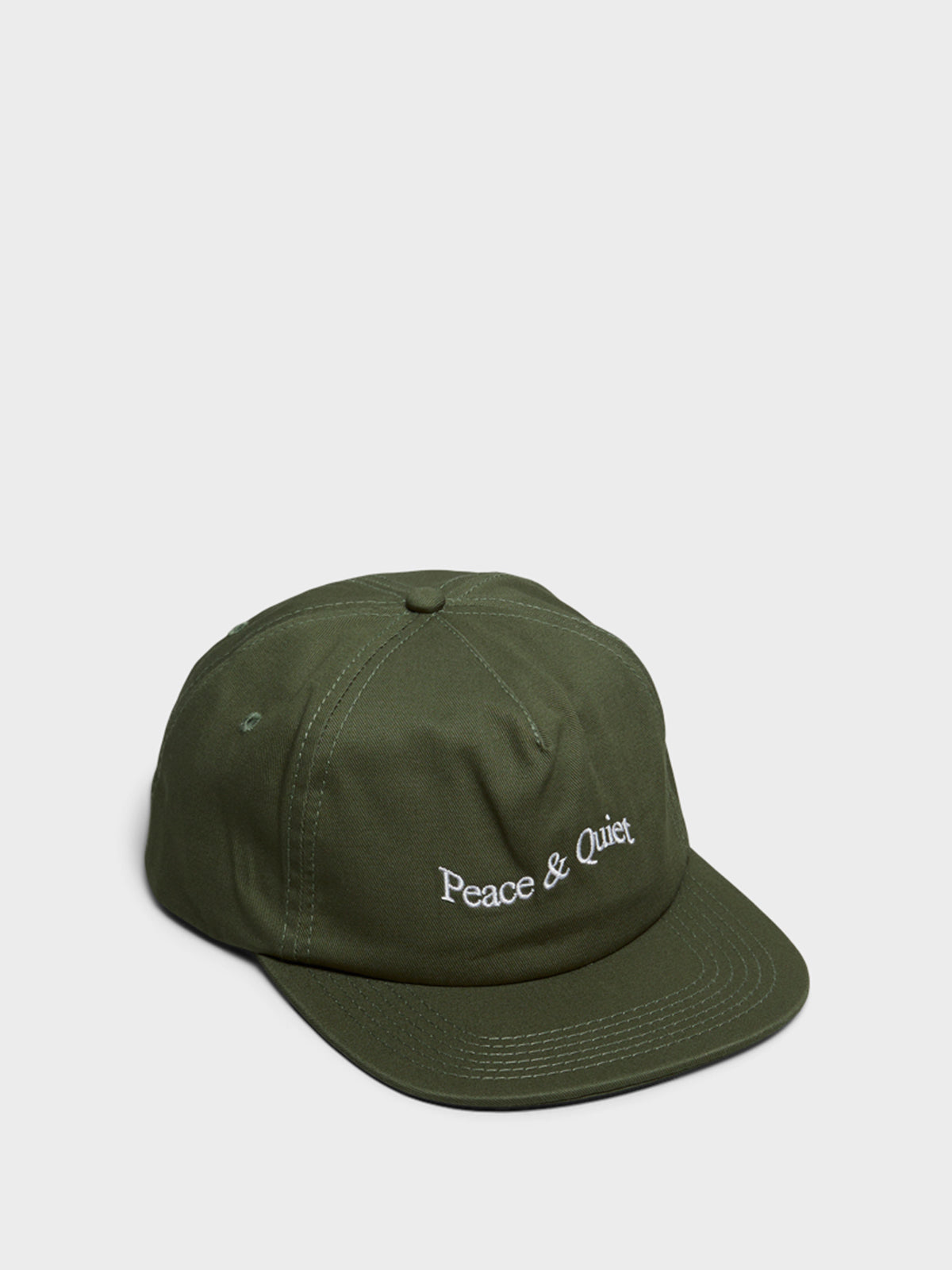 Museum of Peace & Quiet - WORDMARK 5 PANEL HAT in Olive
