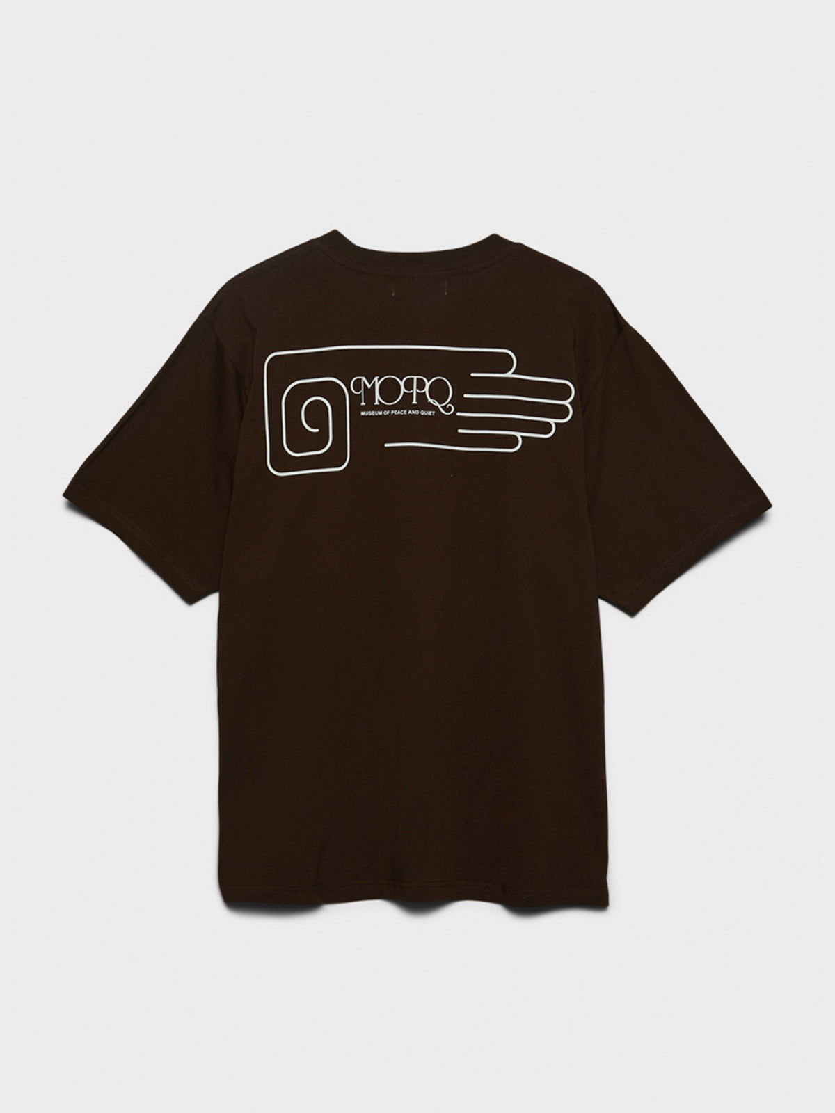 Museum of Peace & Quiet - Free Hand T-Shirt in Brown