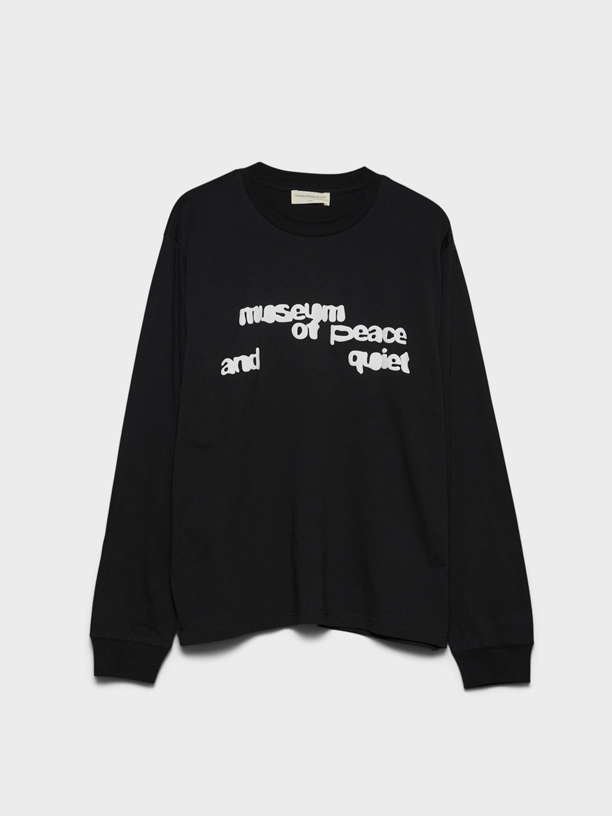 Museum of Peace & Quiet - Sponge Longsleeved T-Shirt in Black