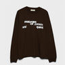 Museum of Peace & Quiet - Sponge Longsleeved T-Shirt in Brown