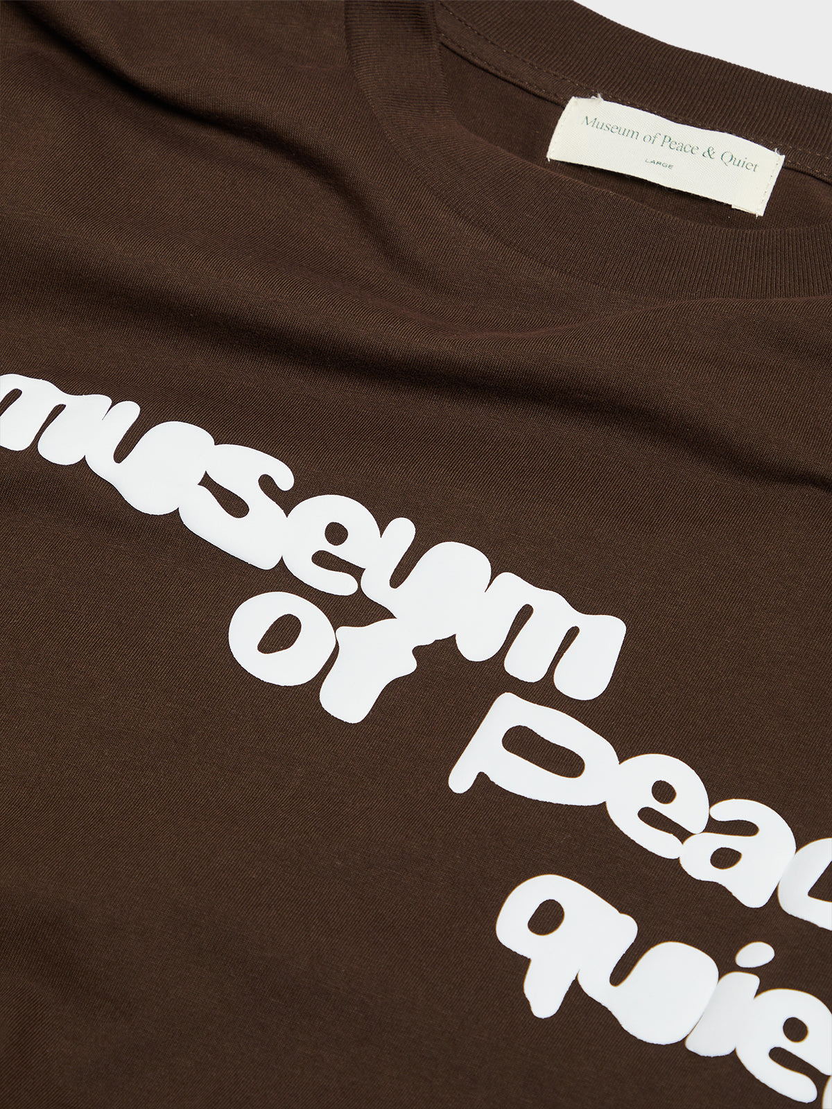 Museum of Peace & Quiet - Sponge Longsleeved T-Shirt in Brown