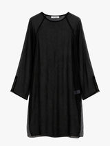 Gimaguas - Lorelai Sheer Mini Dress in Black