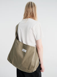 Neighborhood - HBT Newspaper Bag in Olive Drab