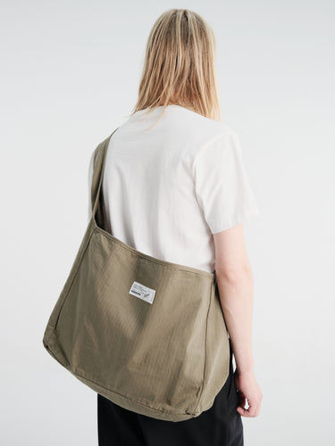 Neighborhood - HBT Newspaper Bag in Olive Drab