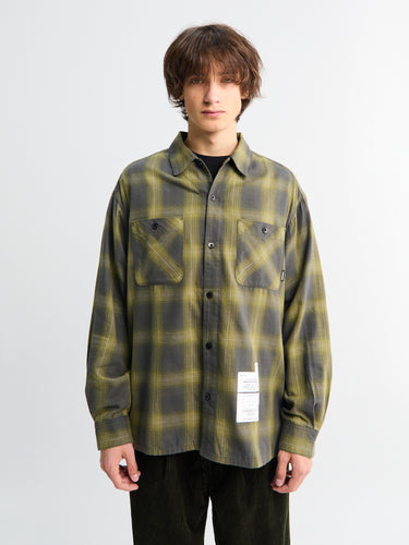 Neighborhood - Hombre Check Shirt in Charcoal