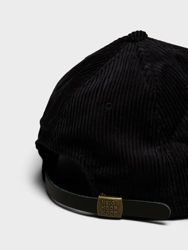 Neighborhood - Corduroy Dad Cap in Black