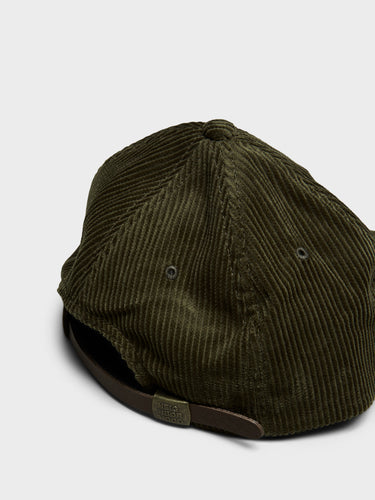 Neighborhood - Corduroy Dad Cap in Olive Drab