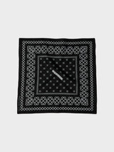Neighborhood - Line Pattern Bandana in Black