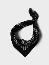 Neighborhood - Line Pattern Bandana in Black