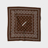 Neighborhood - Line Pattern Bandana in Brown