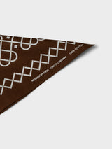 Neighborhood - Line Pattern Bandana in Brown