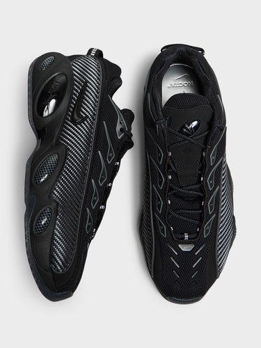 Nike - Nocta Glide Sneakers in Black, Black, Iron Grey and University Gold