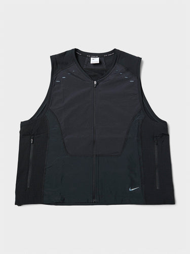 Nike - Dry-Fit ADV Run Utility Vest in Black and Black Reflective