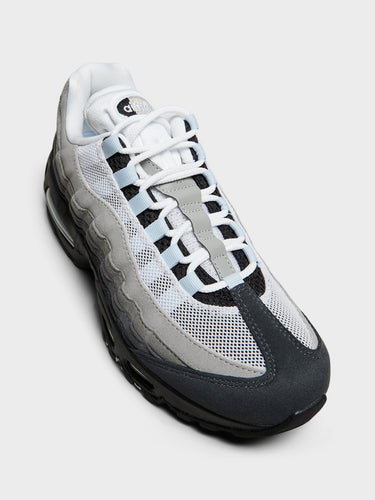 Nike - W' Air Max 95 OG Sneakers in Black, Blue Tint, White, Medium Grey, Anthracite and Light Graphite