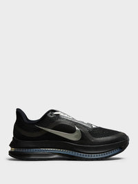 Nike - Pegasus Premium SP Sneakers in Black, Metallic Silver and White