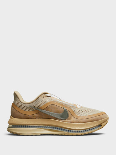 Nike - Pegasus Premium SP Sneakers in Mushroom, Metallic Silver and White