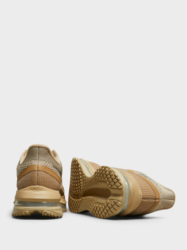 Nike - Pegasus Premium SP Sneakers in Mushroom, Metallic Silver and White