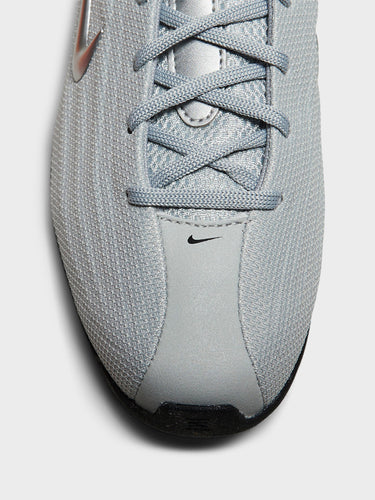 Nike - Shox Z Sneakers in Silver, Silver Black Metallic and Metallic Silver