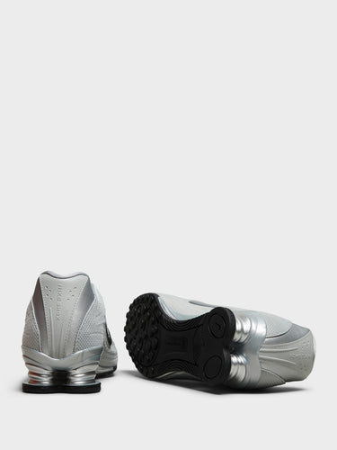 Nike - Shox Z Sneakers in Silver, Silver Black Metallic and Metallic Silver