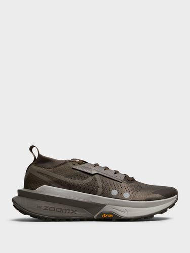 Nike - Zegama 2 Sneakers in Ironstone, Cave Stone and College Grey
