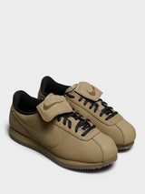 Nike - Cortez Leather SE Sneakers in Parachute Beige, Parachute Beige and Off Noir