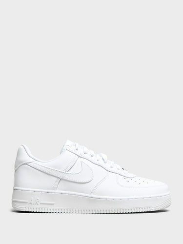 Air Force 1 Low Retro PRM Sneakers in White, White and Black