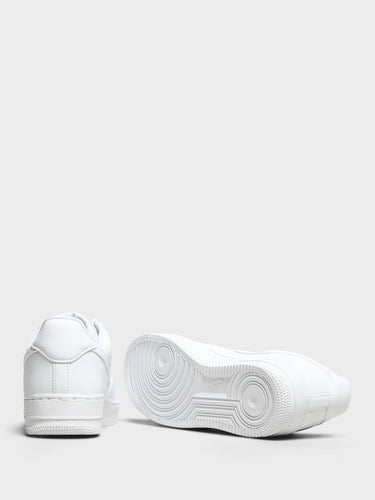 Nike - Air Force 1 Low Retro PRM Sneakers in White, White and Black
