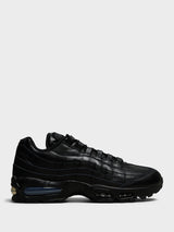 Nike - Air Max 95 Big Bubble Leather QS Sneakers in Triple Black