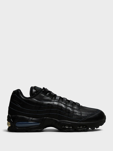 Nike - Air Max 95 Big Bubble Leather QS Sneakers in Triple Black