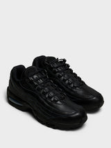 Nike - Air Max 95 Big Bubble Leather QS Sneakers in Triple Black