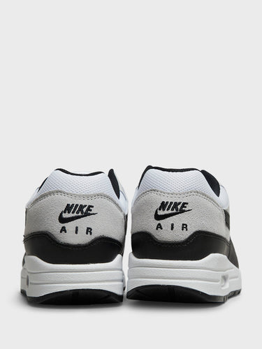 Nike - Air Max 1 Essential Sneakers in White/Black-Pure Platinum