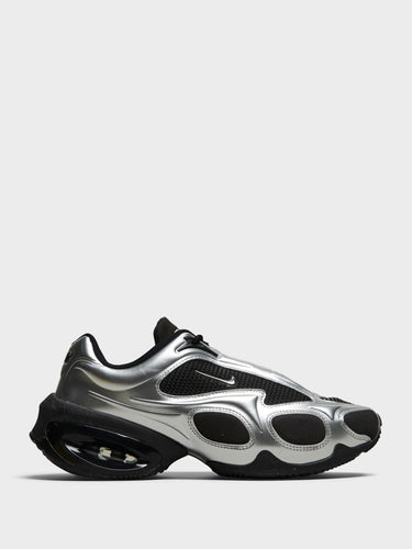 Nike - Women's Air Max Muse Sneakers in Black and Silver Metallic