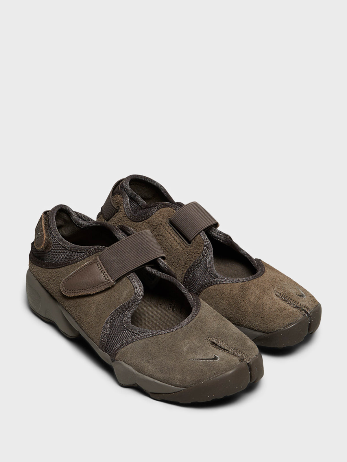 Nike - Women's Air Rift Sneakers in Ironstone and Cave Stone