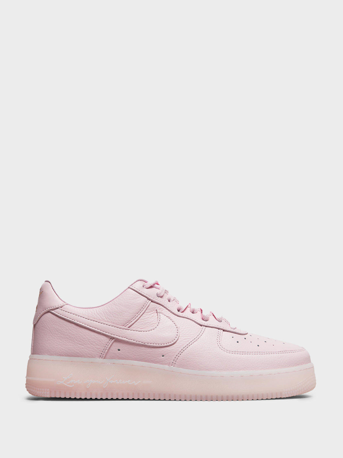 Nike - Nike x NOCTA Air Force 1 Low Sneakers in Pink Foam, Cobalt Tint and Metallic Silver