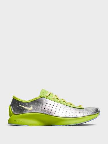 Nike - W Air Superfly Sneakers in Cyber Lemon, Skylight and Metallic Silver