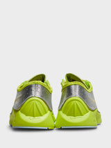 Nike - W Air Superfly Sneakers in Cyber Lemon, Skylight and Metallic Silver