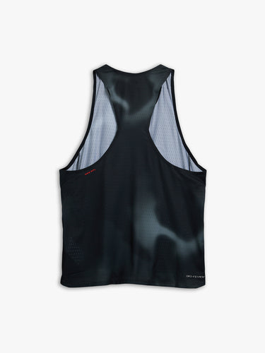 Nike - Dri-FIT ADV Running Vest in Black, Smoke Grey and Bright Crimson