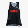Nike - Dri-FIT ADV Running Vest in Black, Smoke Grey and Bright Crimson