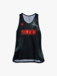 Nike - Dri-FIT ADV Running Vest in Black, Smoke Grey and Bright Crimson