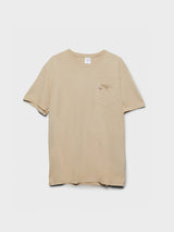 Noah - Core Logo Pocket T-Shirt in Sand