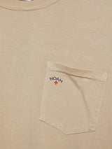 Noah - Core Logo Pocket T-Shirt in Sand