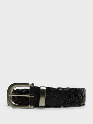 Noah - Braided Belt in Black