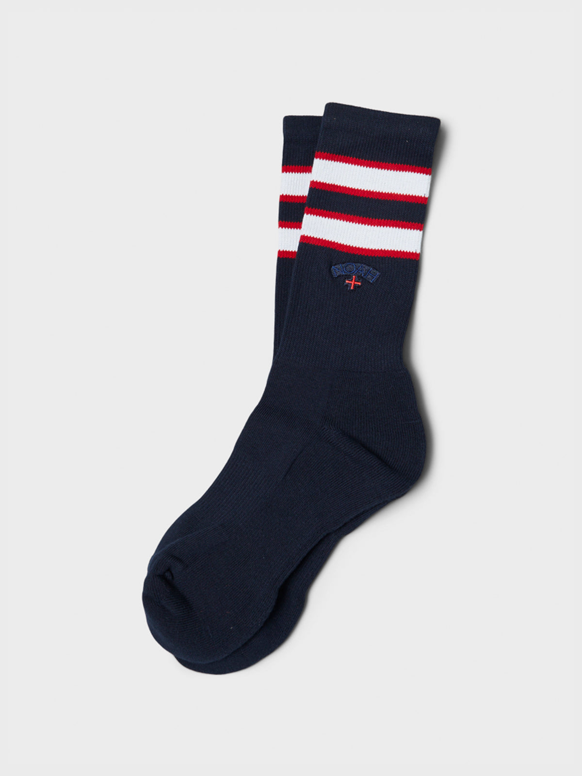 Striped Sock in Blue, Red and White