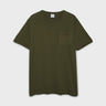 Noah - Core Logo Pocket T-Shirt in Army Green