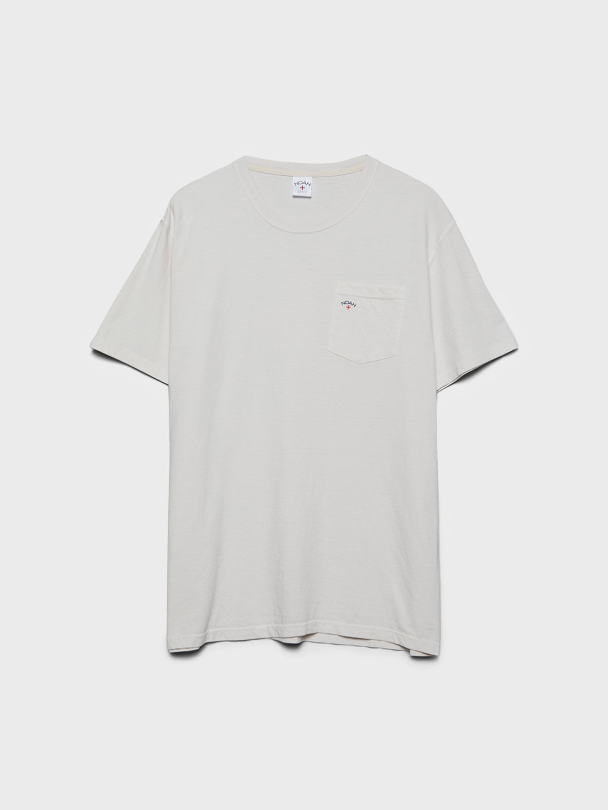 Noah - Core Logo Pocket T-Shirt in Light Pink