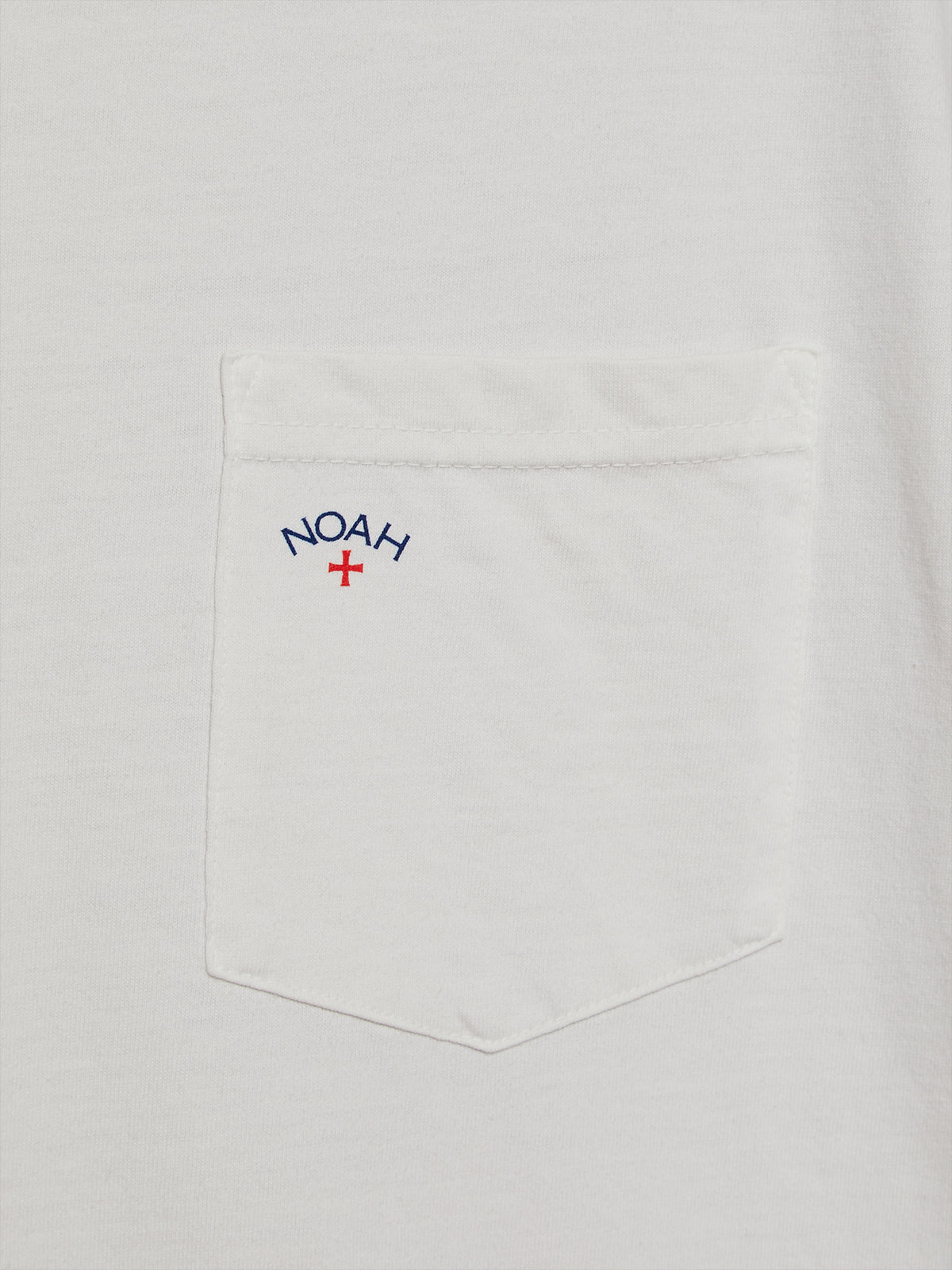 Noah - Core Logo Pocket T-Shirt in Light Pink