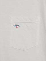 Noah - Core Logo Pocket T-Shirt in Light Pink